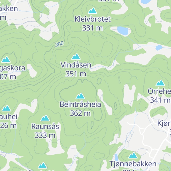 Map of Klappekjær