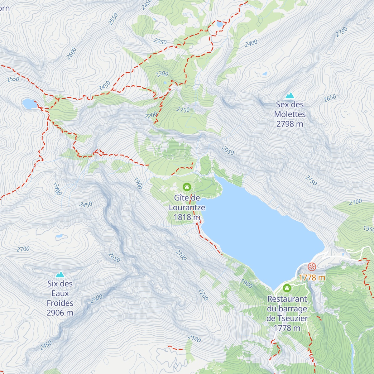 Gîte de Lourantze map