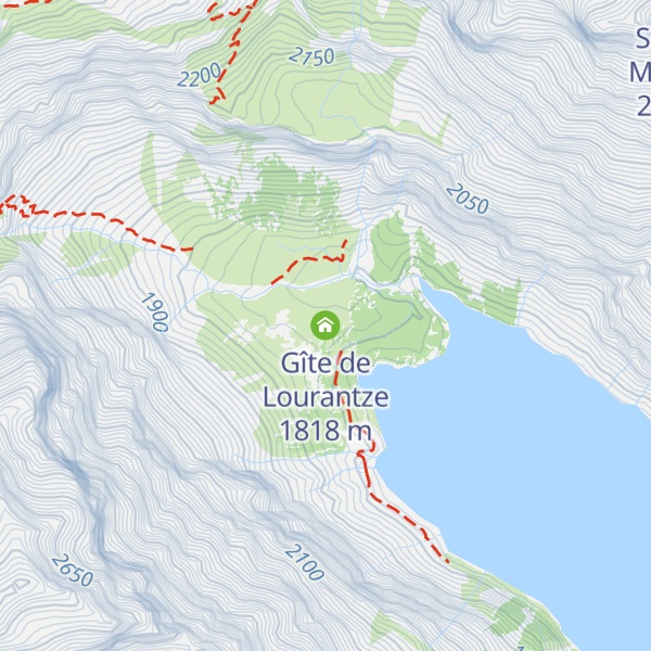 Map of Gîte de Lourantze
