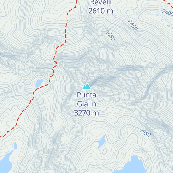 Map of Punta Gialin
