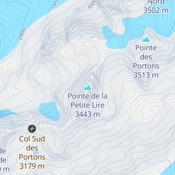 Map of Pointe de la Petite Lire