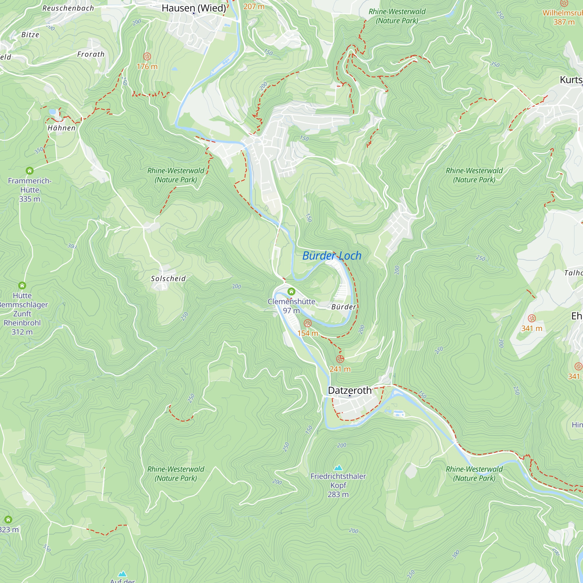 Clemenshütte map