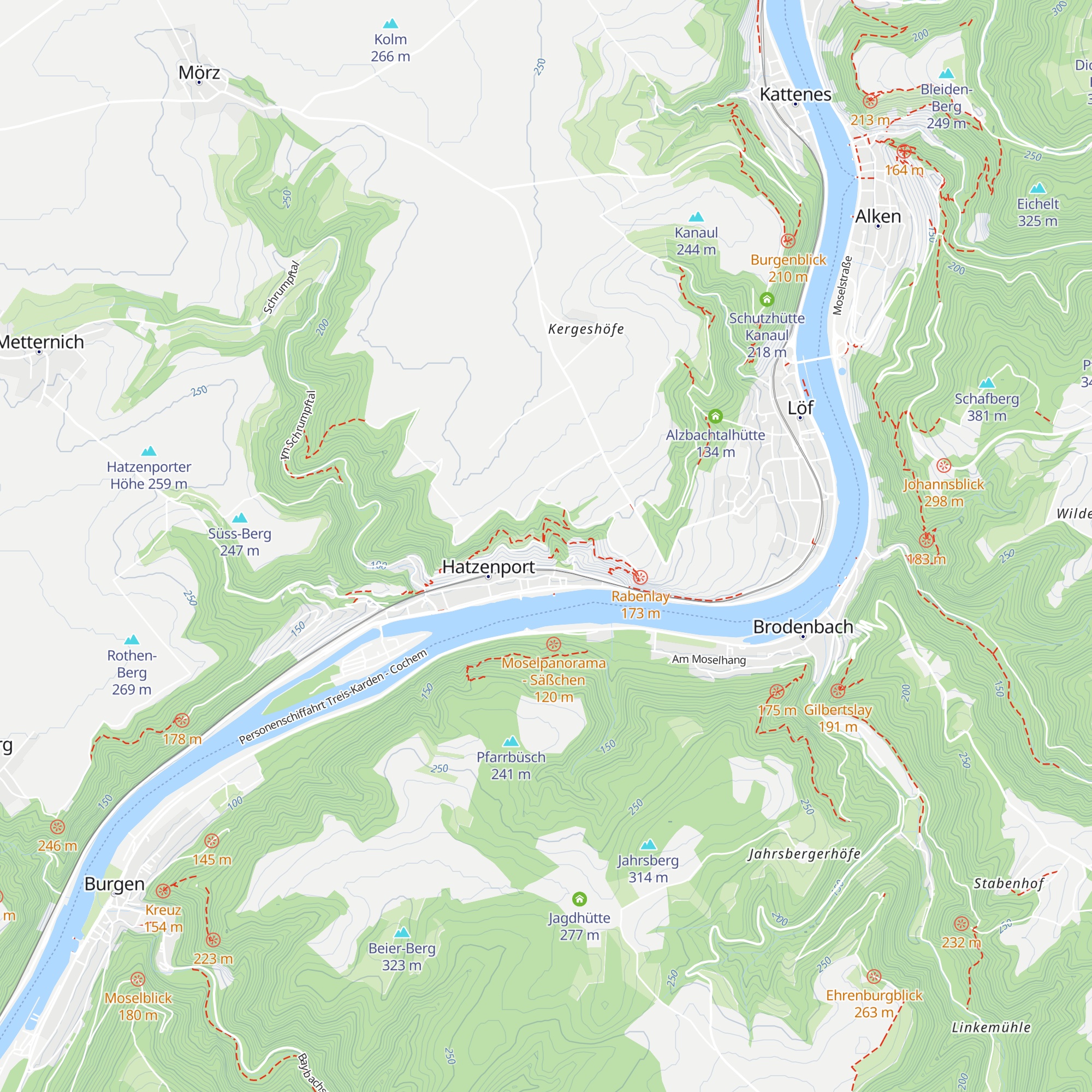 Winzerhütte map