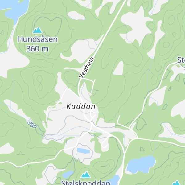 Map of Rabneknodden