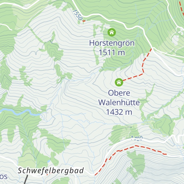 Map of Wahlenhütten