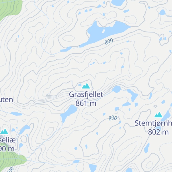 Map of Grasfjellet