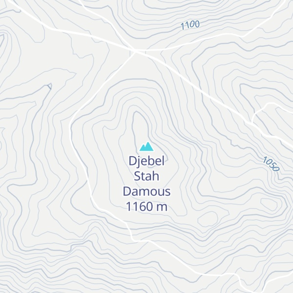 Map of Djebel Stah Damous