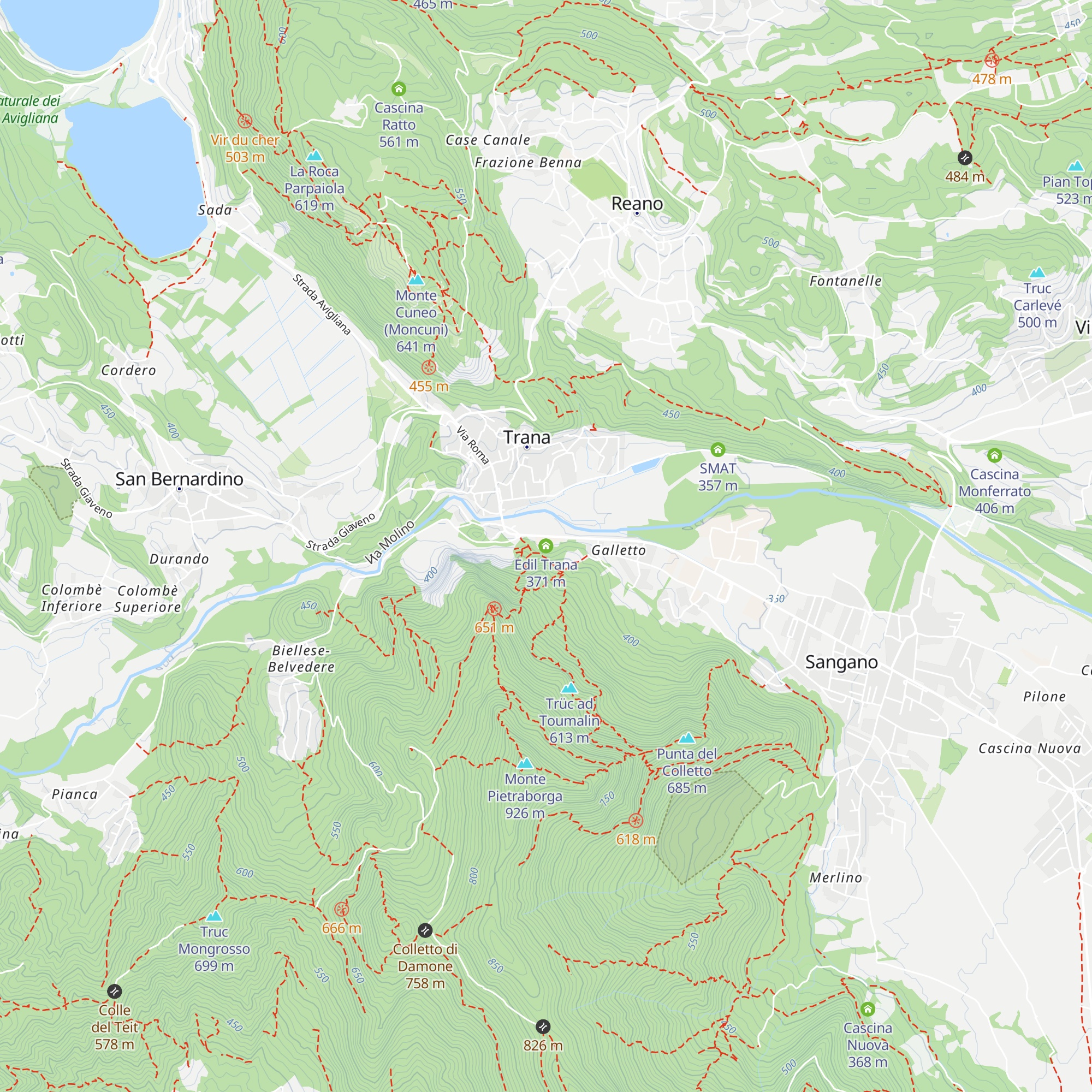 Edil Trana map