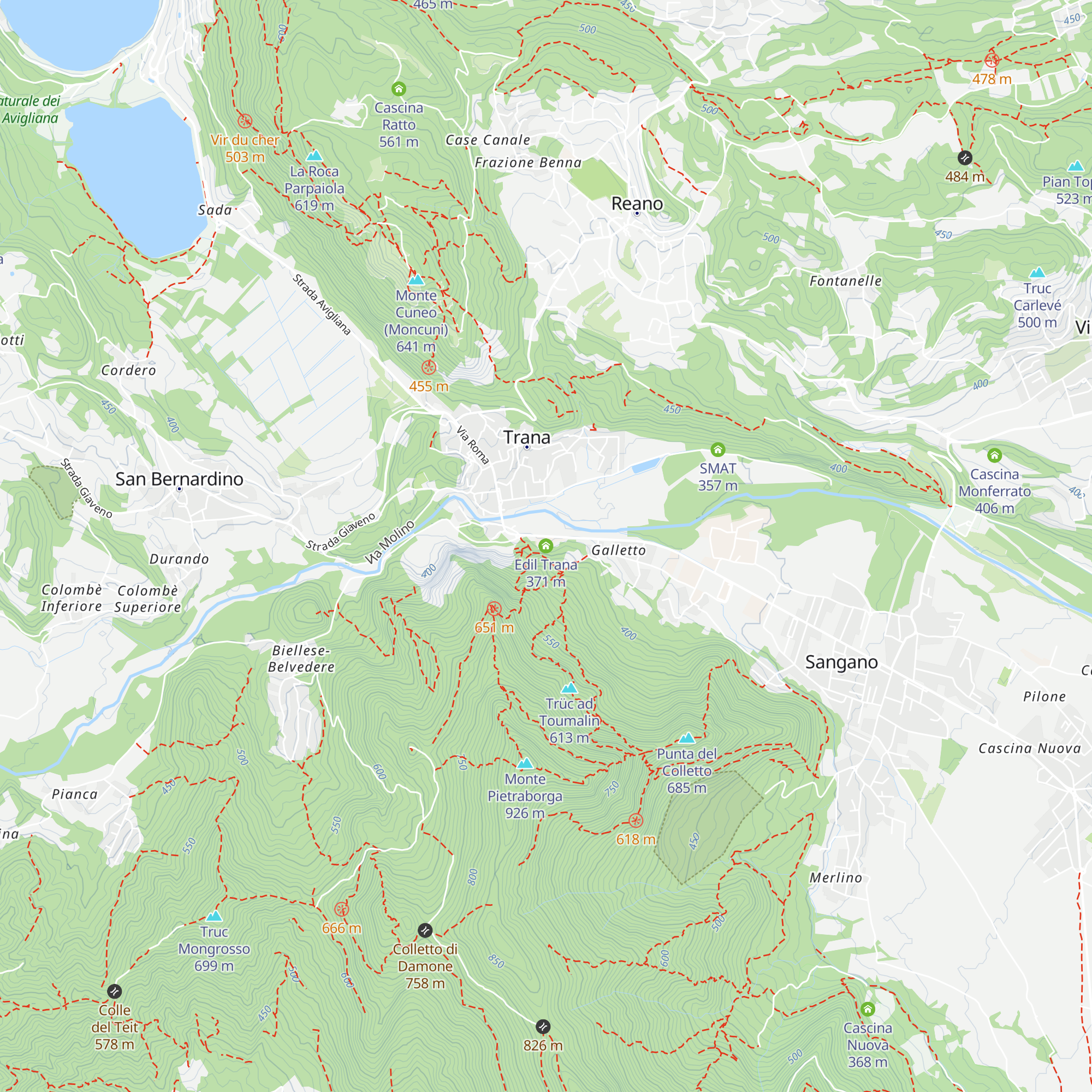 Edil Trana map