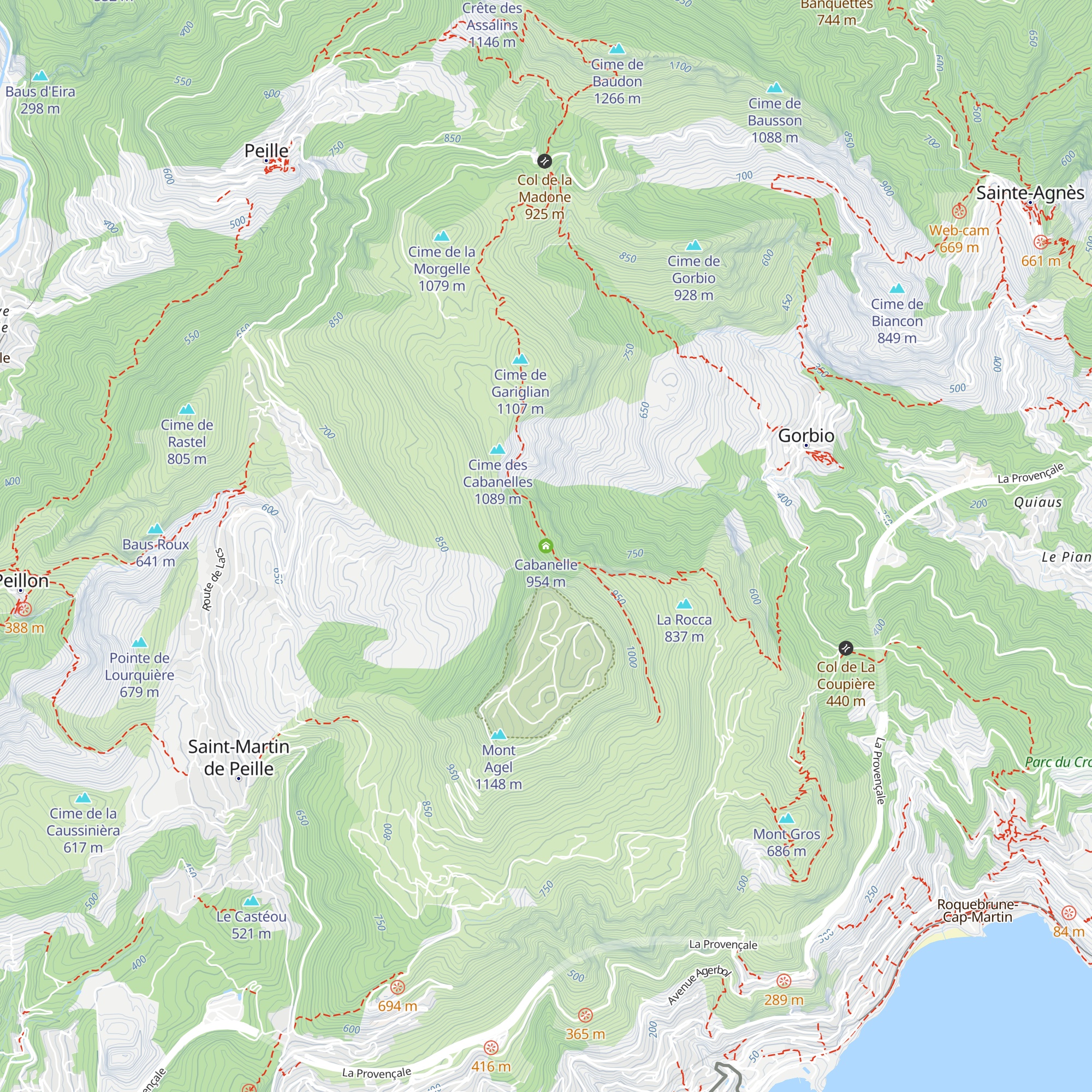 Cabanelle map