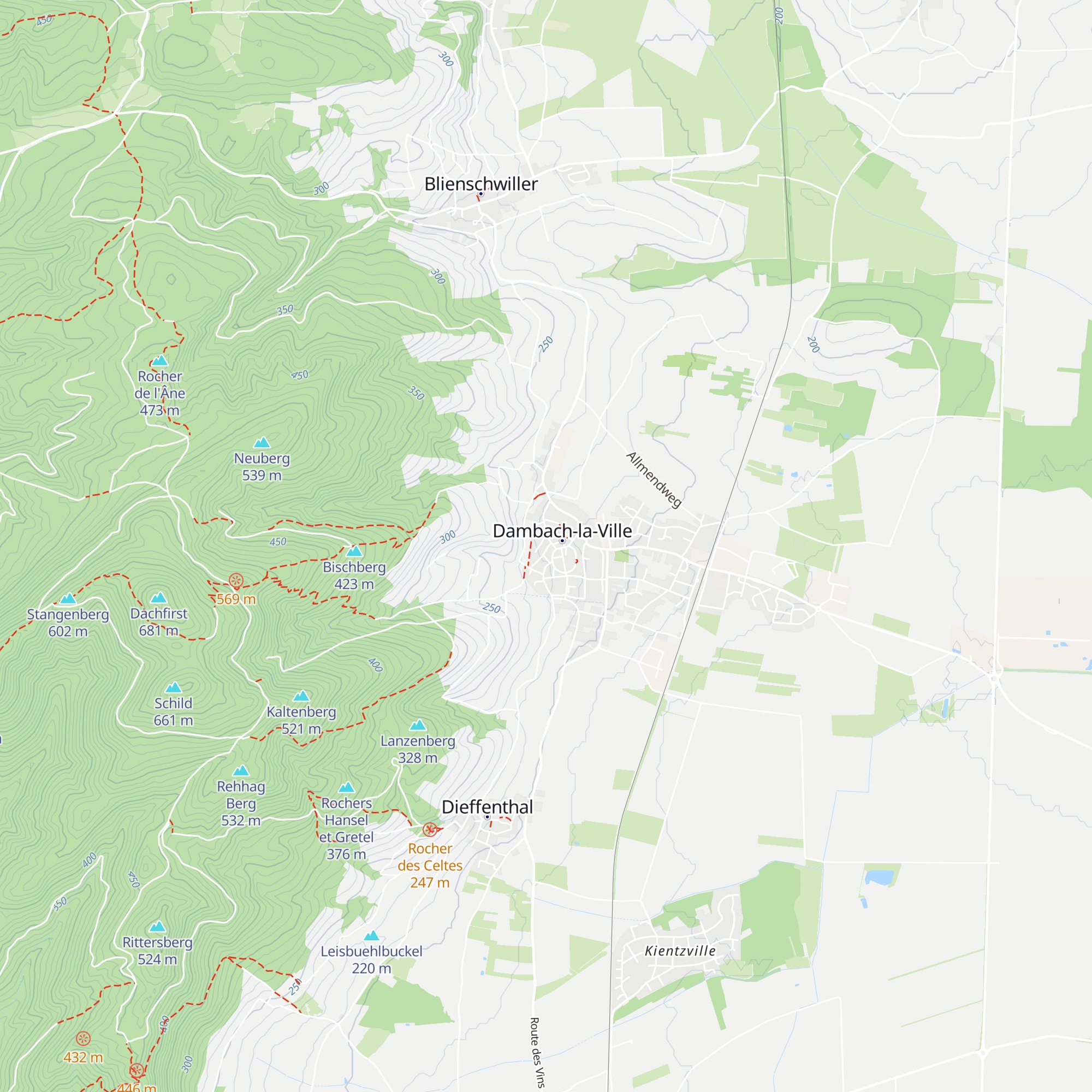 Gîte map