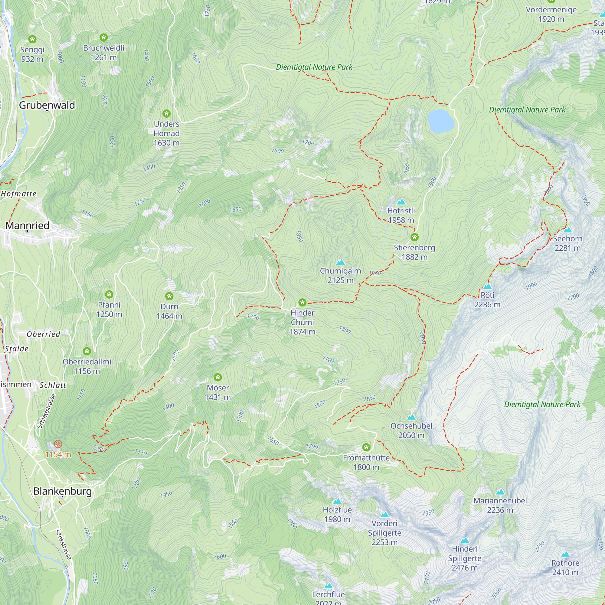 Hinder Chumi map