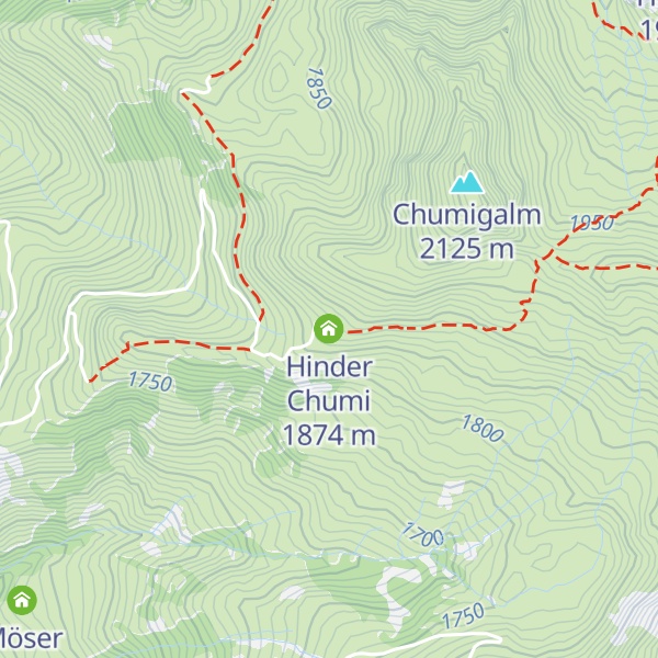 Map of Hinder Chumi