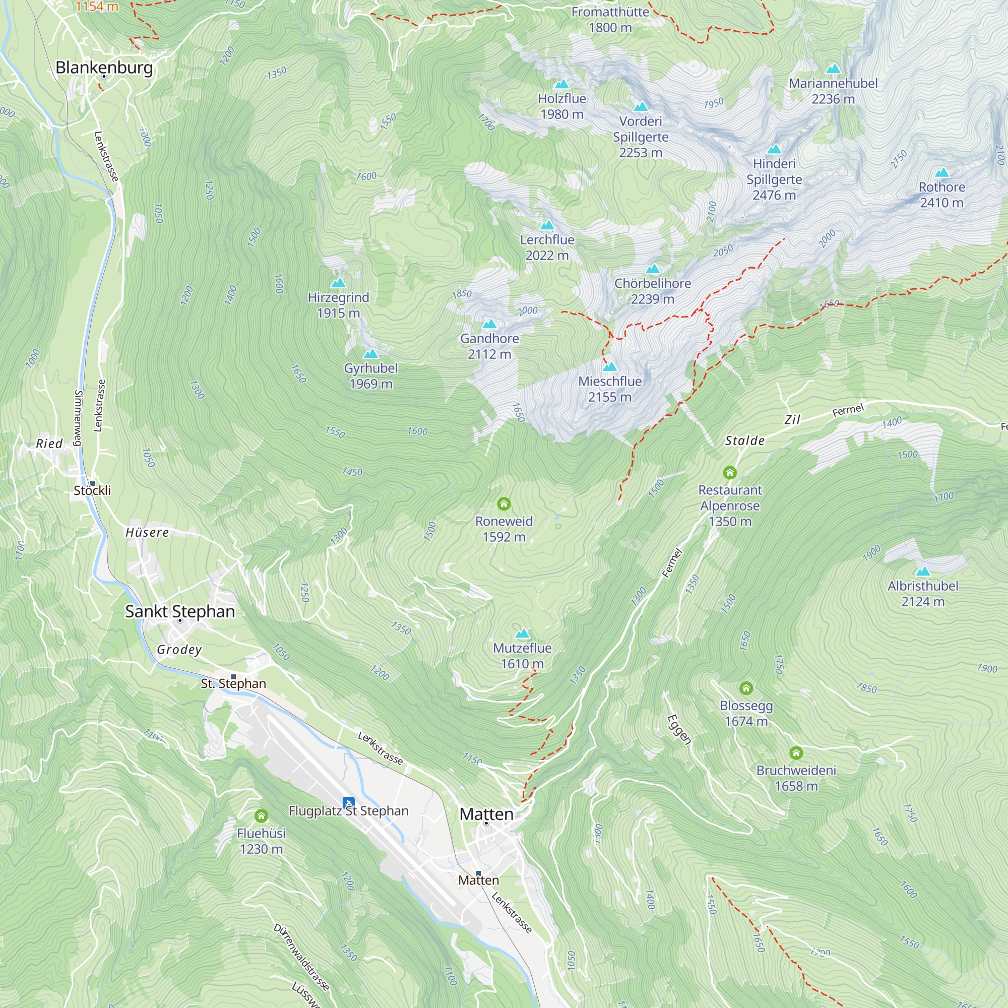 Roneweid map