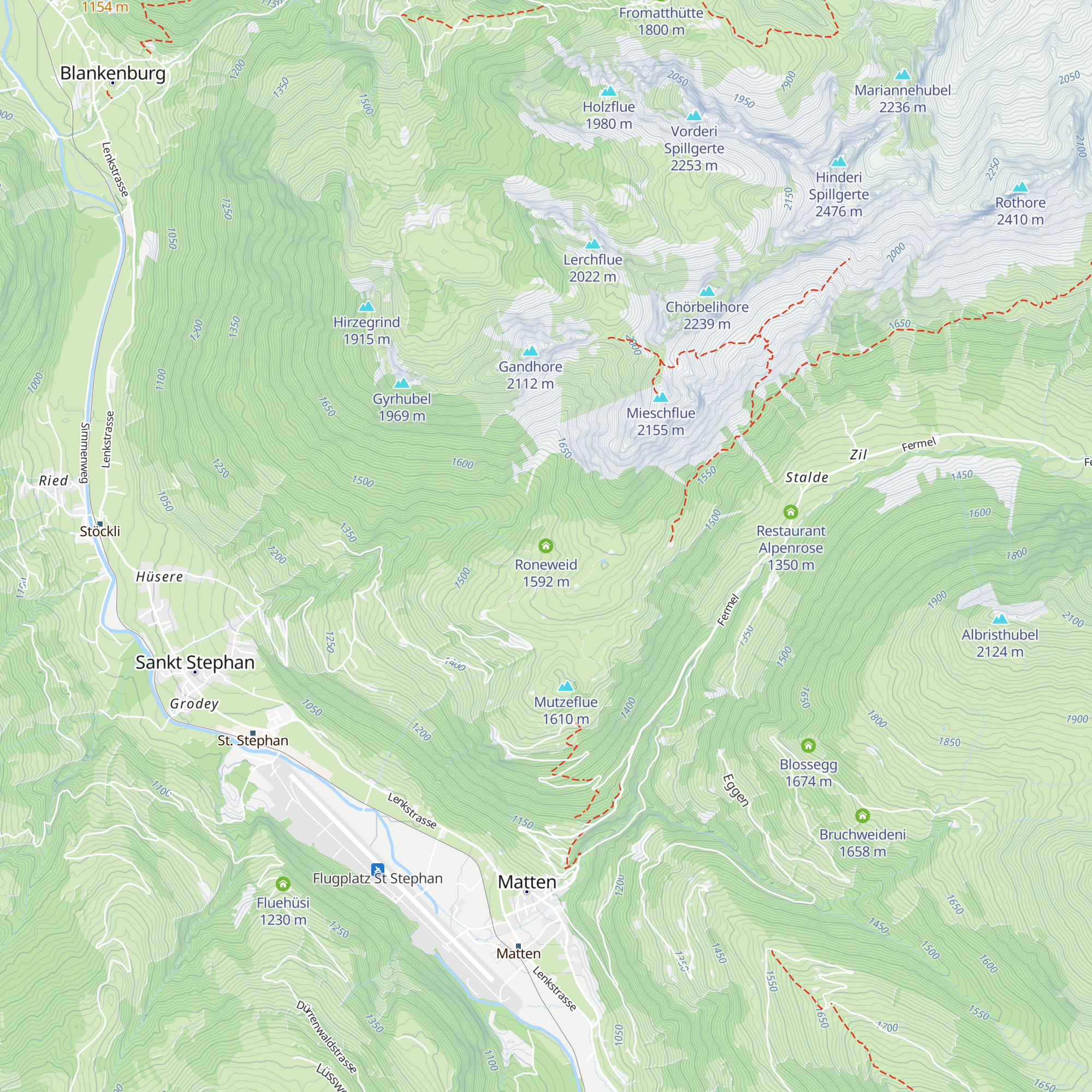 Roneweid map