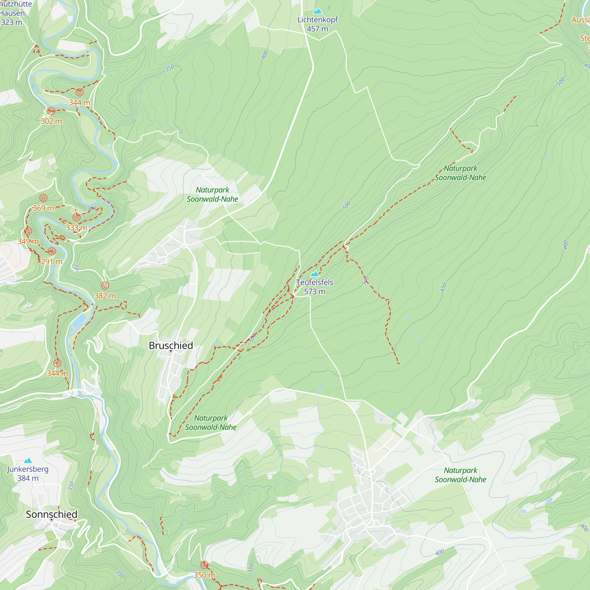 Alte Teufelsfelshütte map