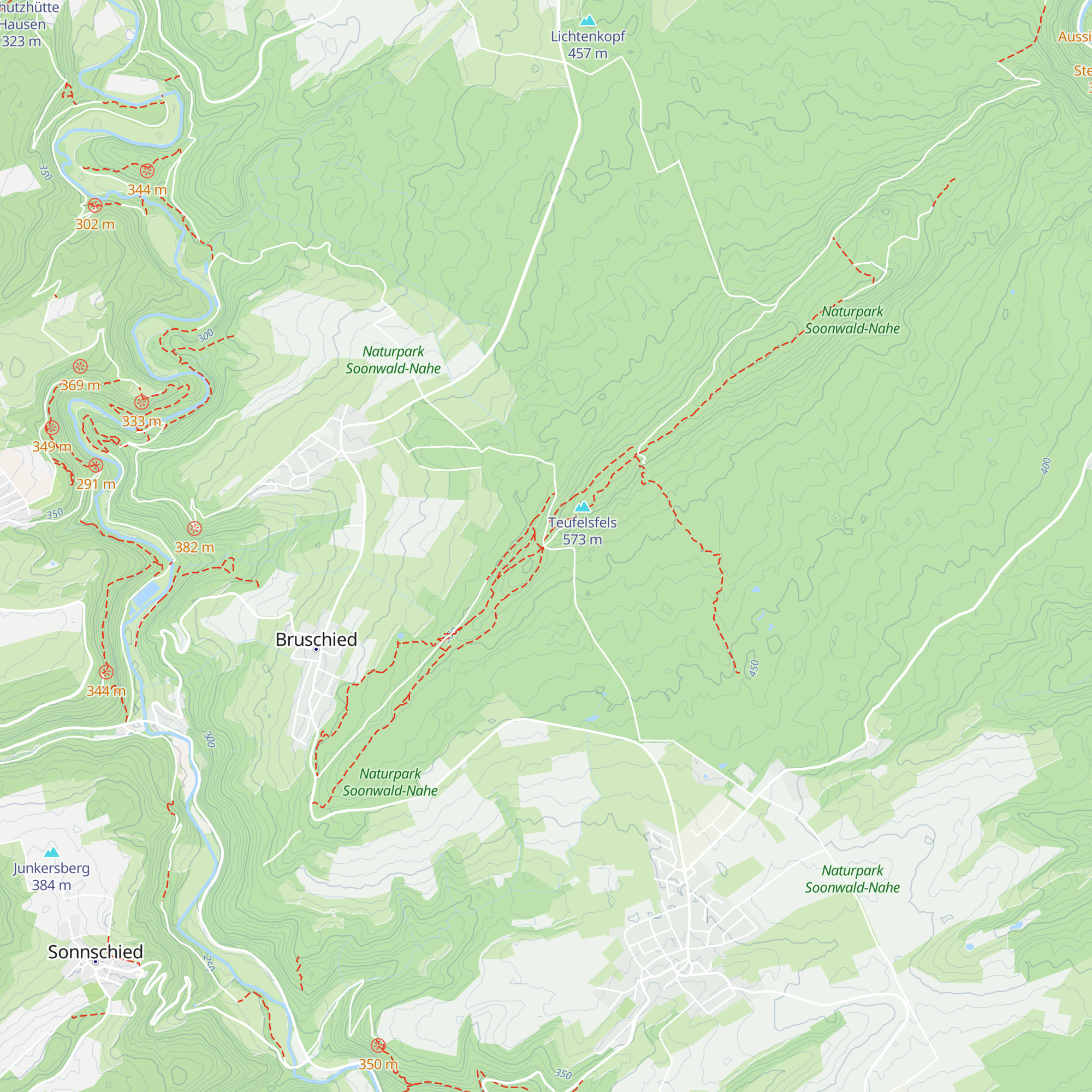 Alte Teufelsfelshütte map