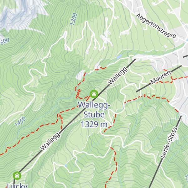 Map of Wallegg-Stube