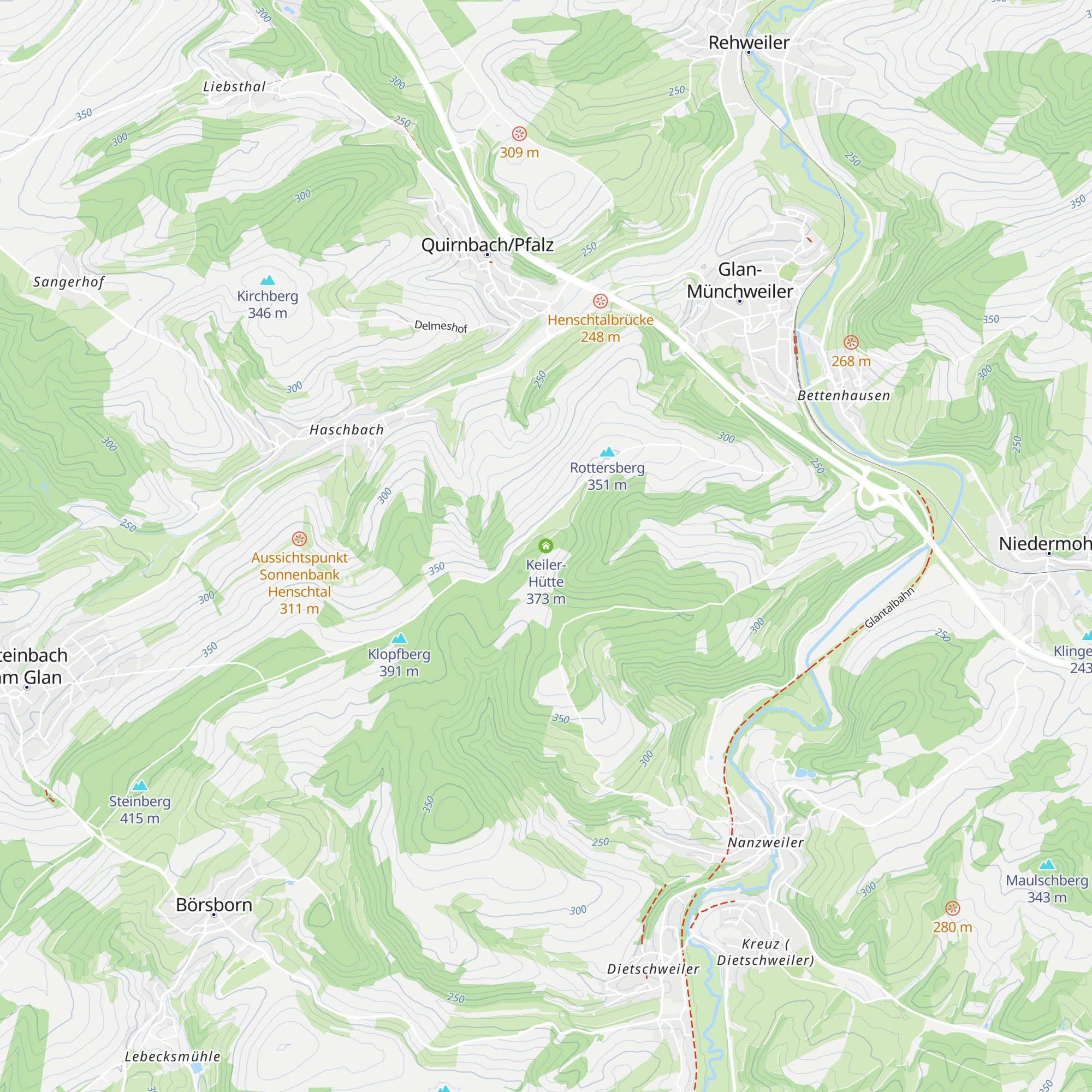 Keiler-Hütte map