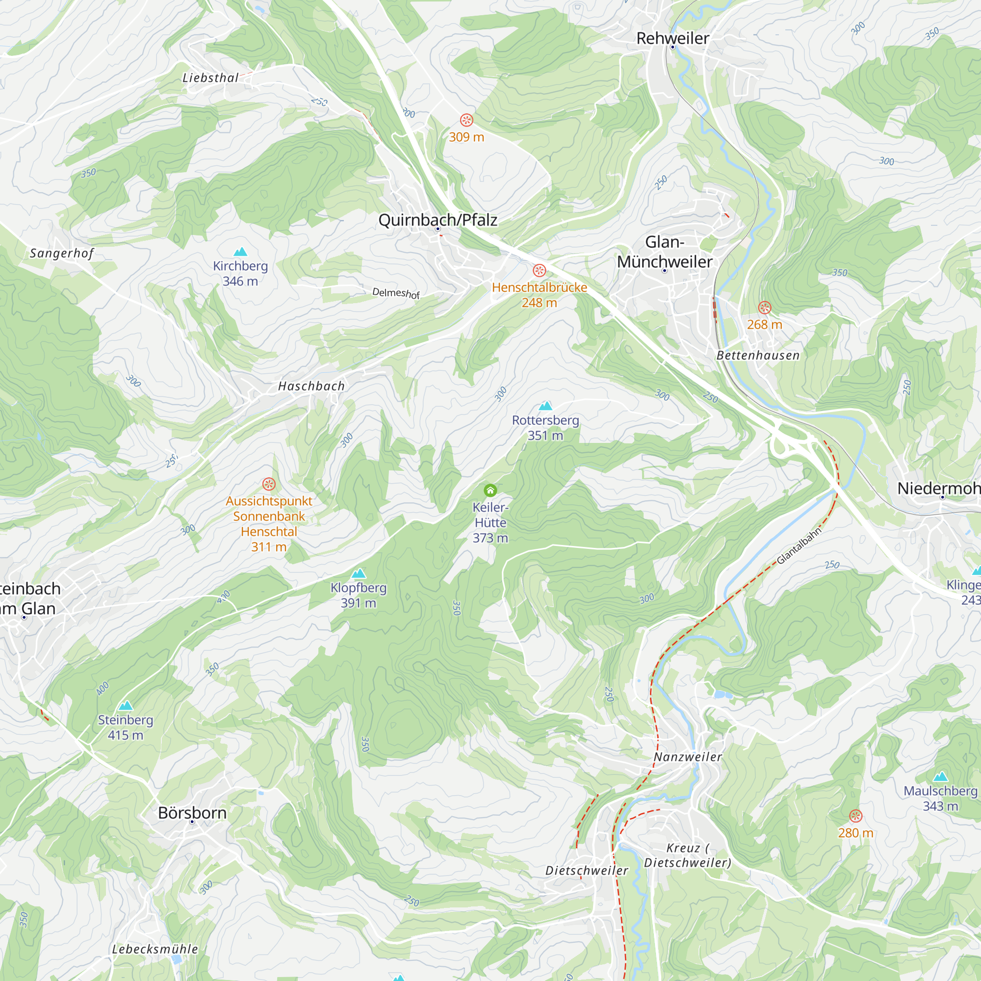 Keiler-Hütte map