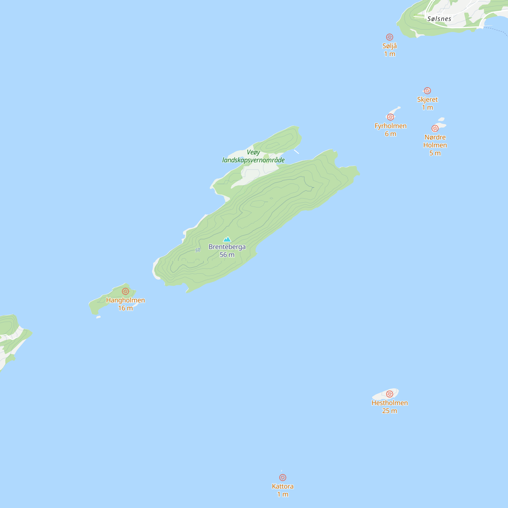 Veøystua map