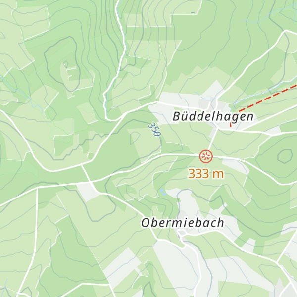 Map of Aufm Brand an der Hütte