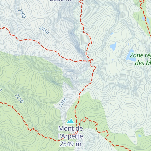 Map of Mont des Merveilles