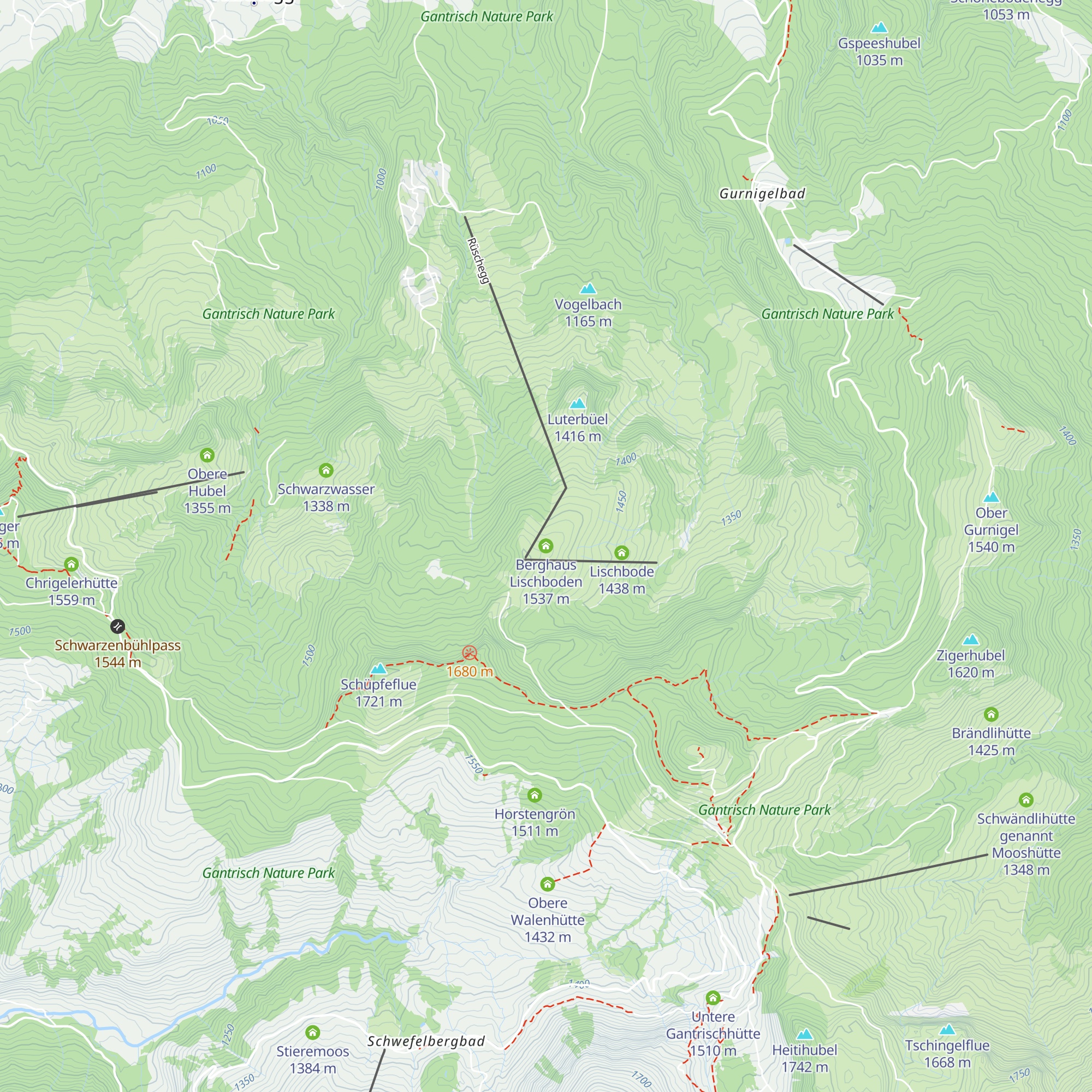 Berghaus Lischboden map