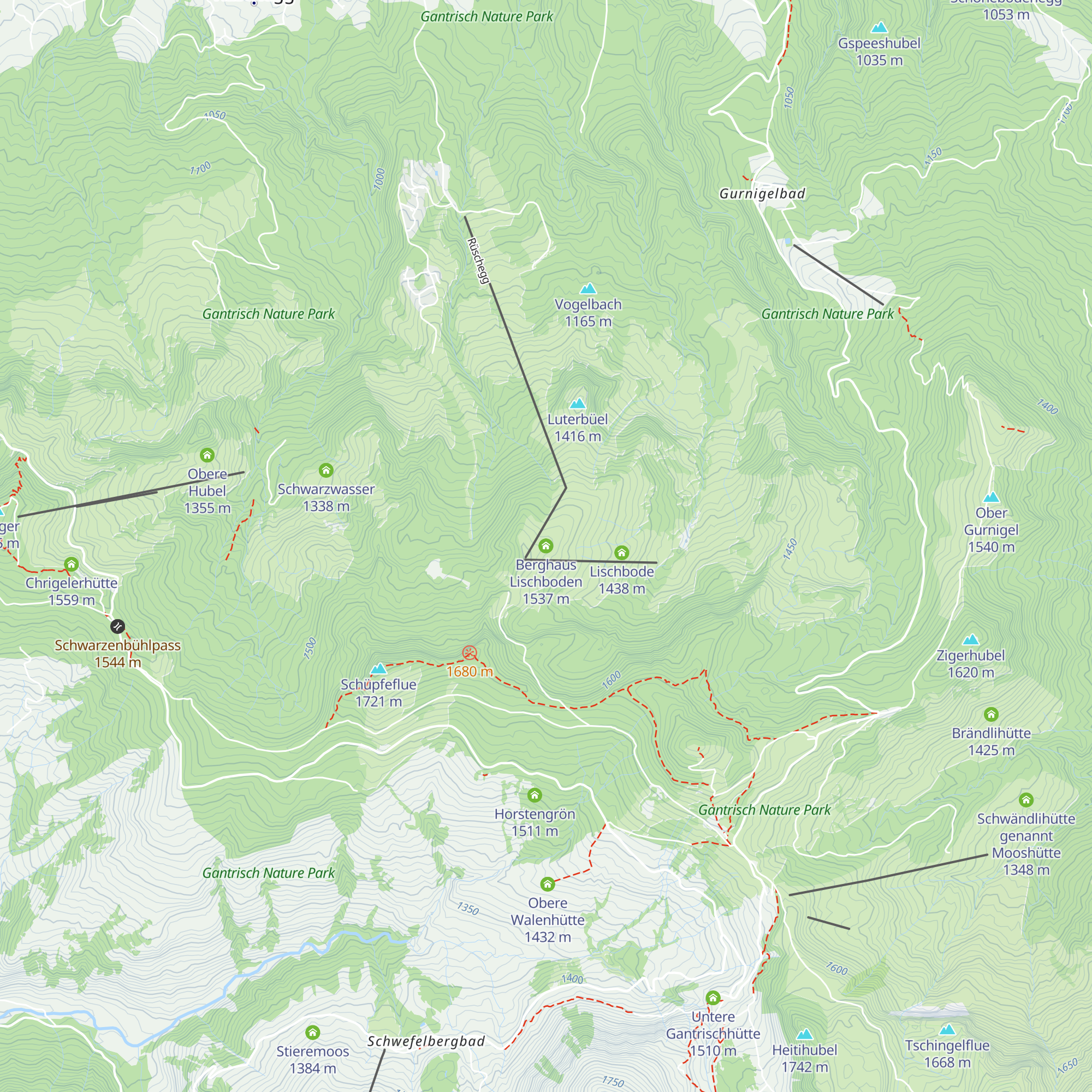 Berghaus Lischboden map