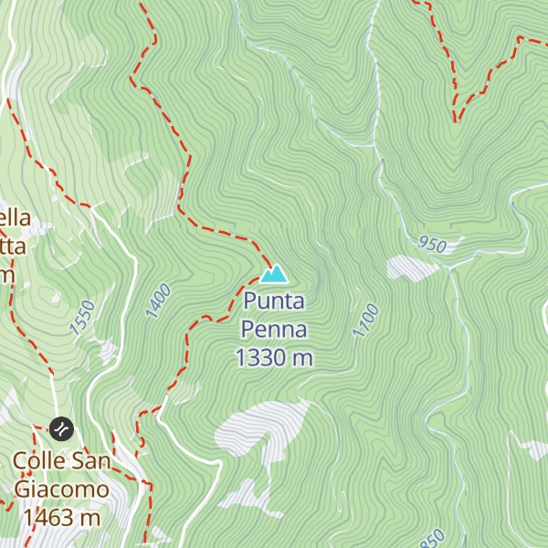 Map of Punta Penna