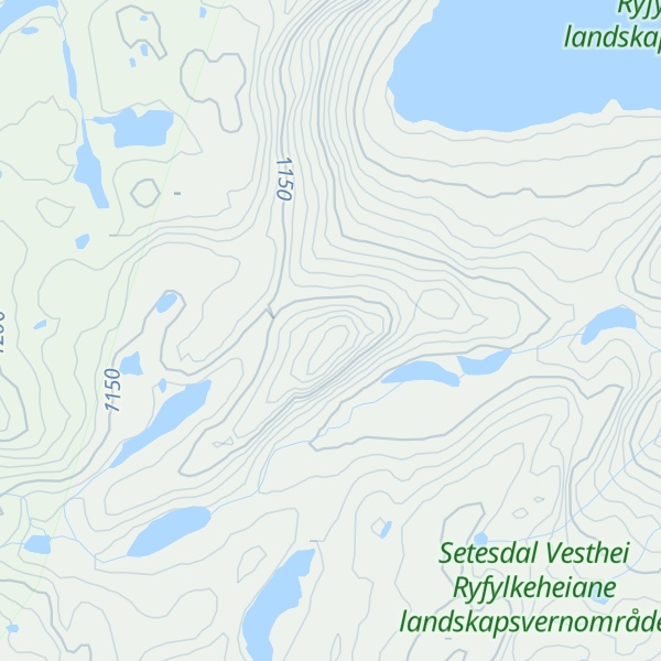 Map of Den håge nuten