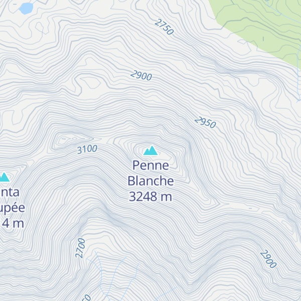 Map of Penne Blanche