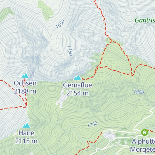 Map of Gemsflue