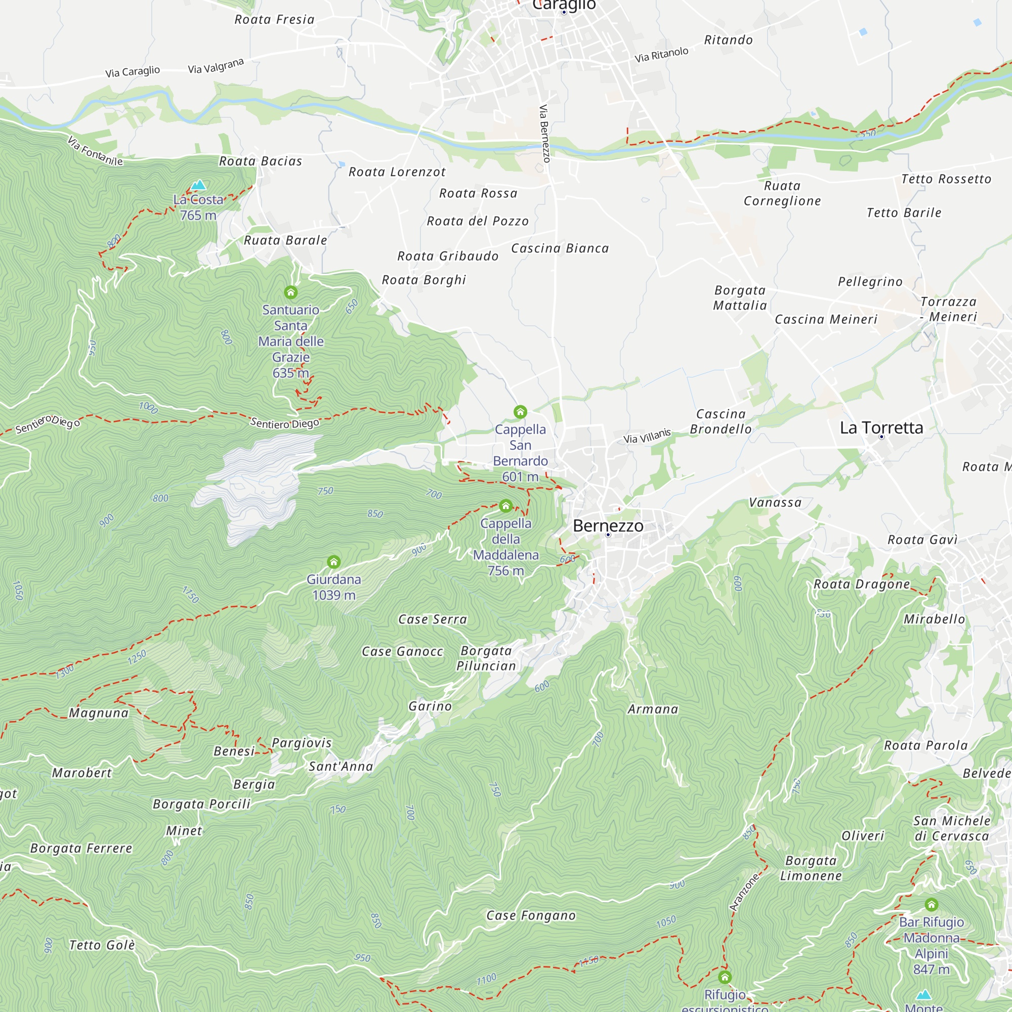 Cappella della Maddalena map