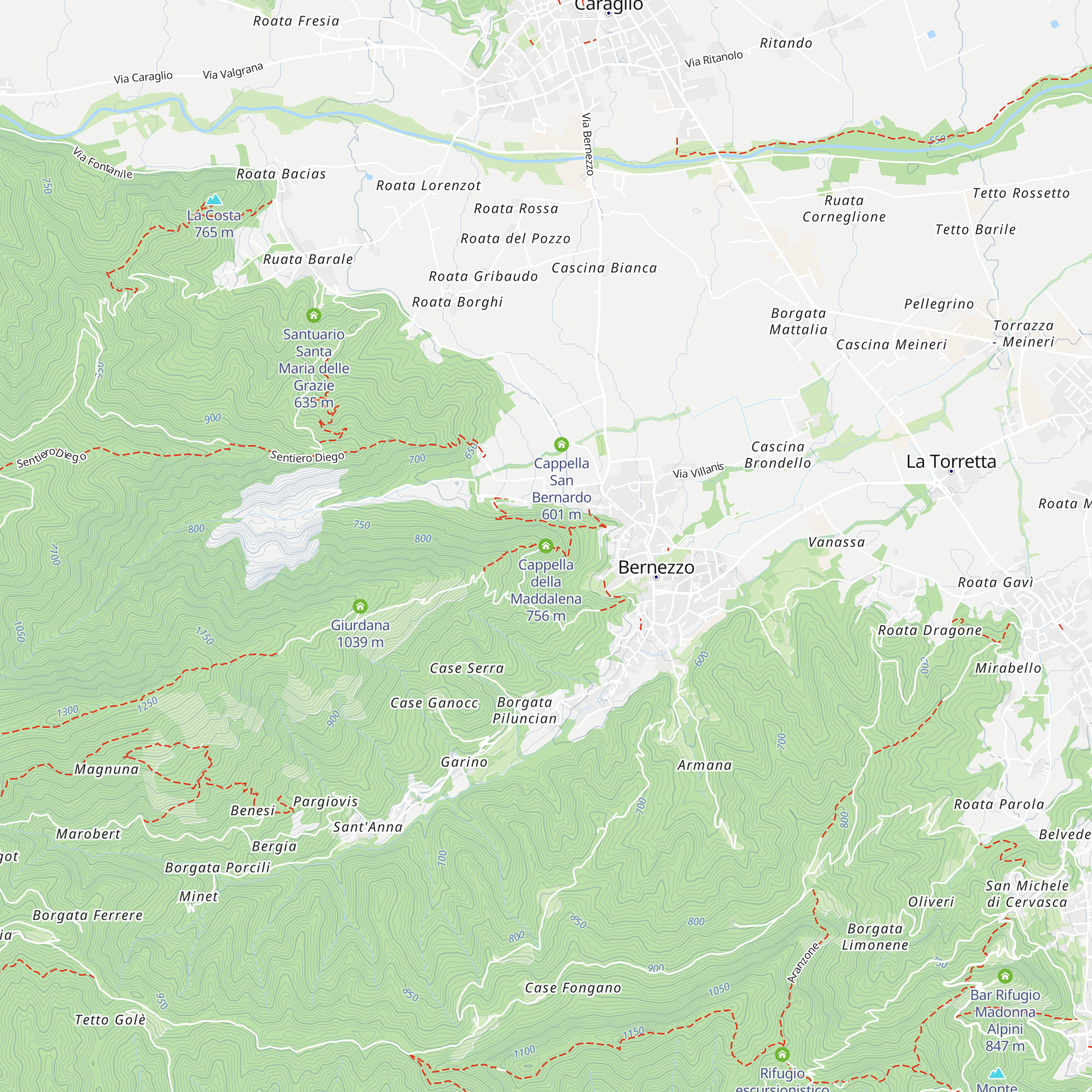 Cappella della Maddalena map