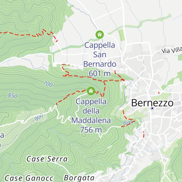 Map of Cappella della Maddalena