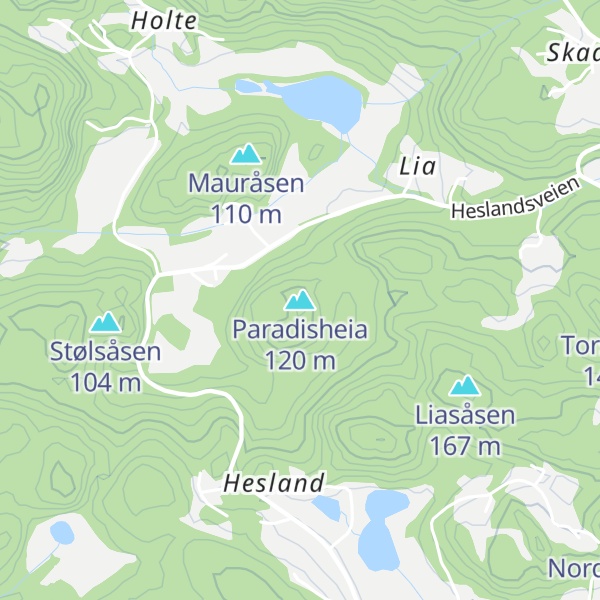 Map of Paradisheia