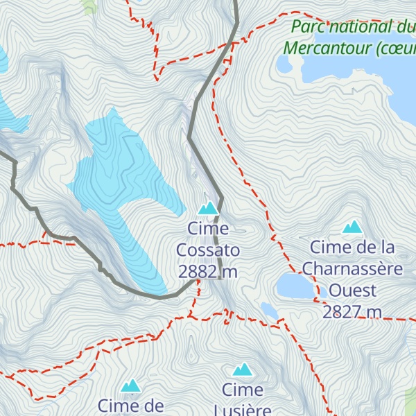 Map of Cime Cossato