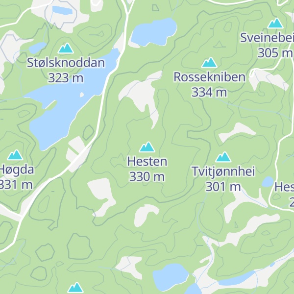 Map of Hesten