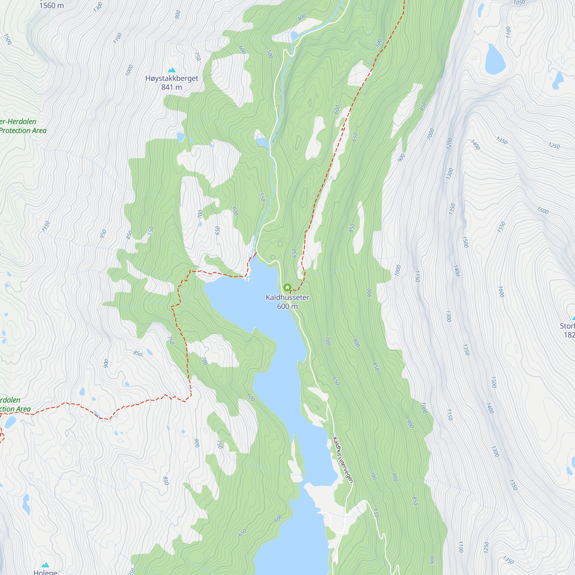 Kaldhusseter map