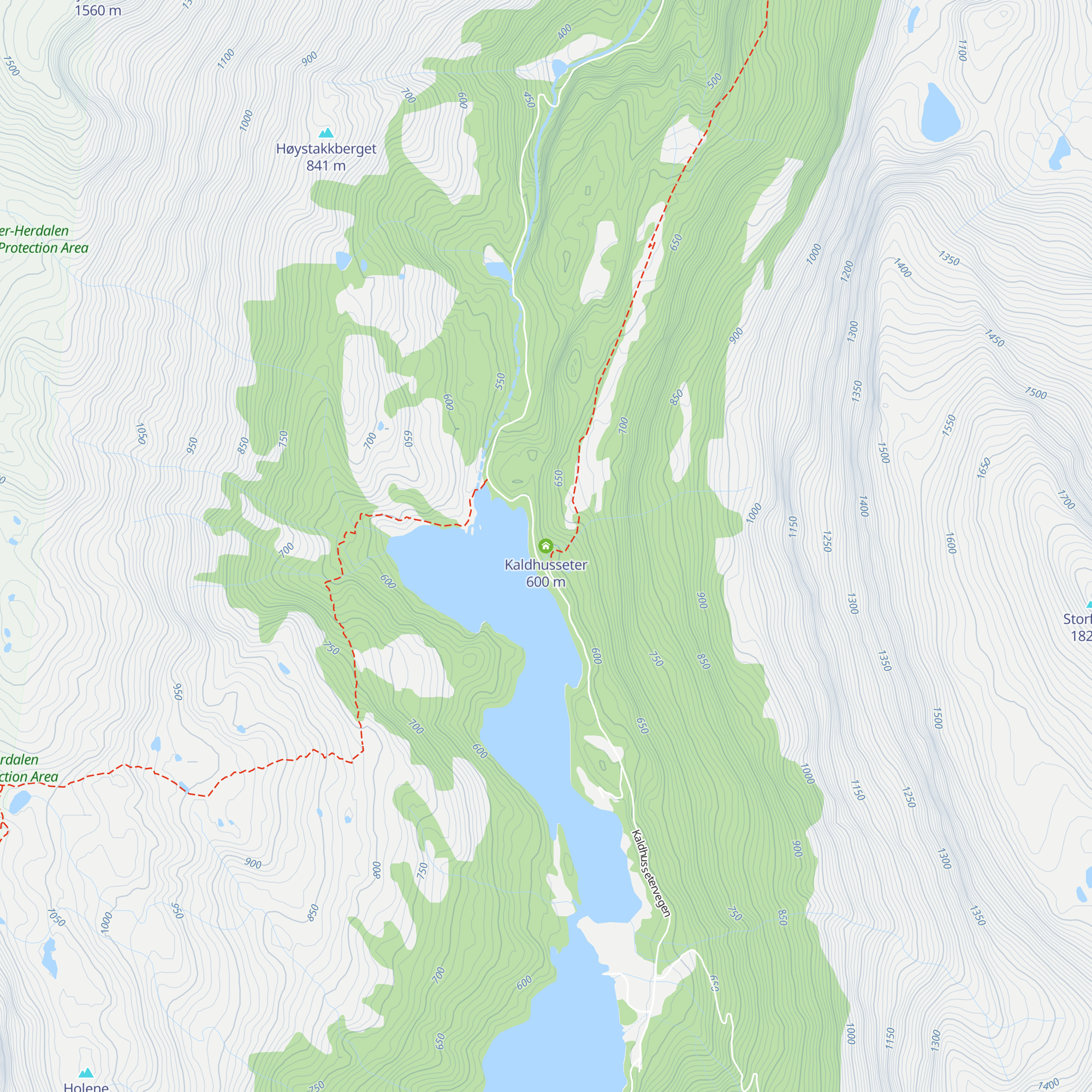 Kaldhusseter map