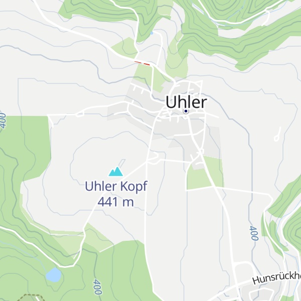 Map of Grillhütte auf dem Uhler Kopf