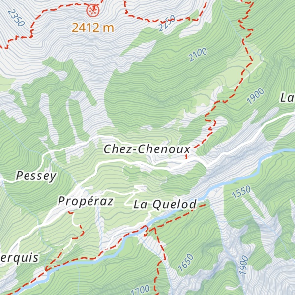 Map of Alpe Rebelle