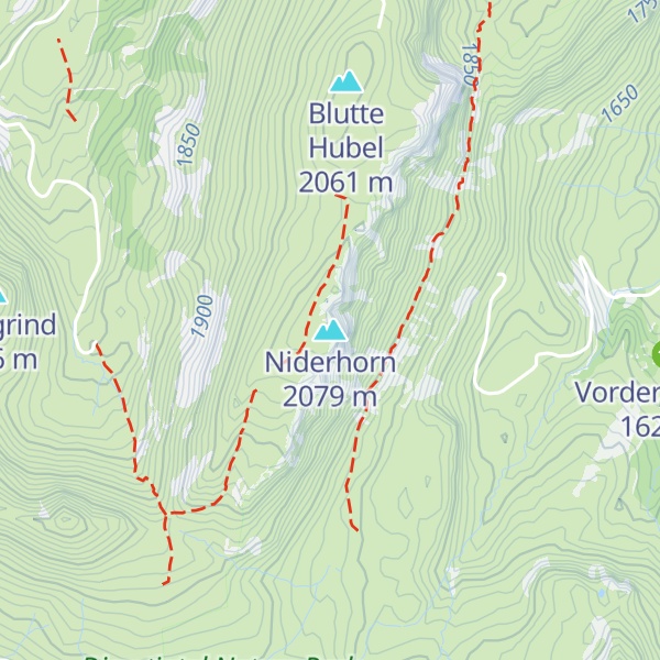 Map of Niderhorn