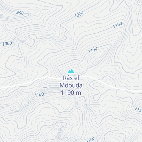 Map of Râs el Mdouda