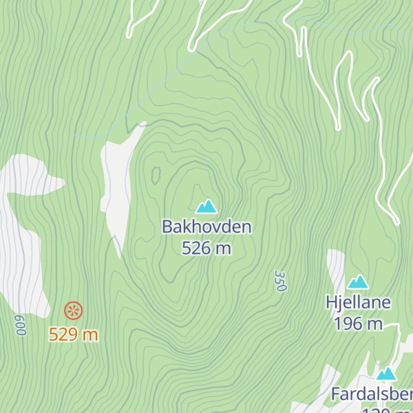 Map of Bakhovden