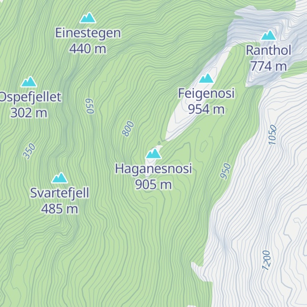 Map of Haganesnosi