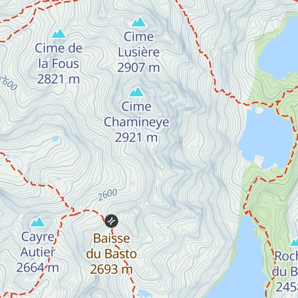 Map of Cime Montolivo