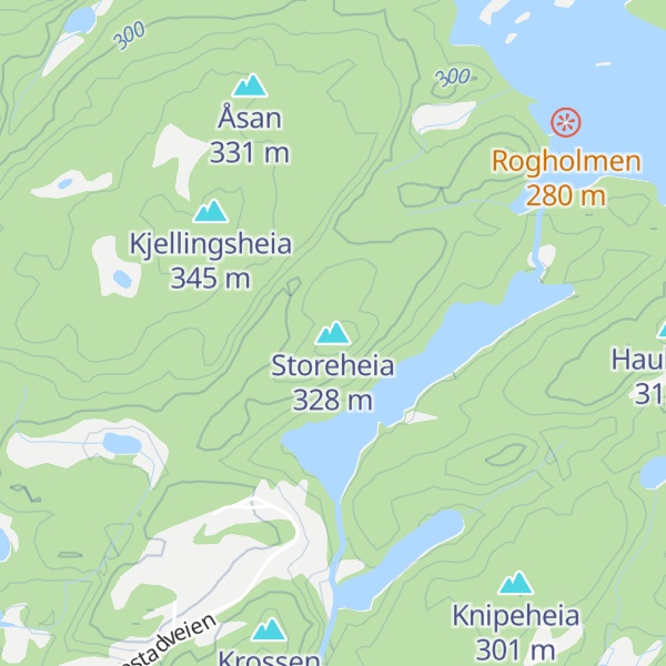 Map of Storeheia
