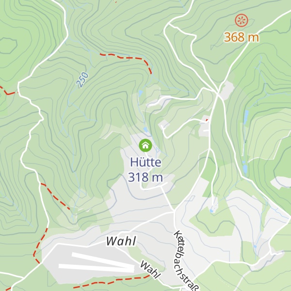 Map of Hütte